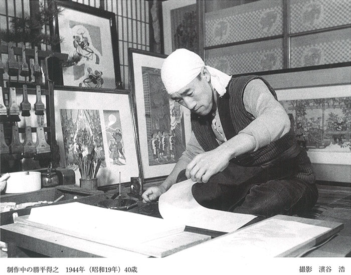 版画家 勝平得之さん